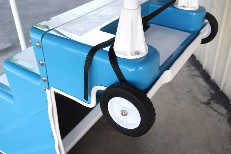 ADA Easy Stair on its transport dolly